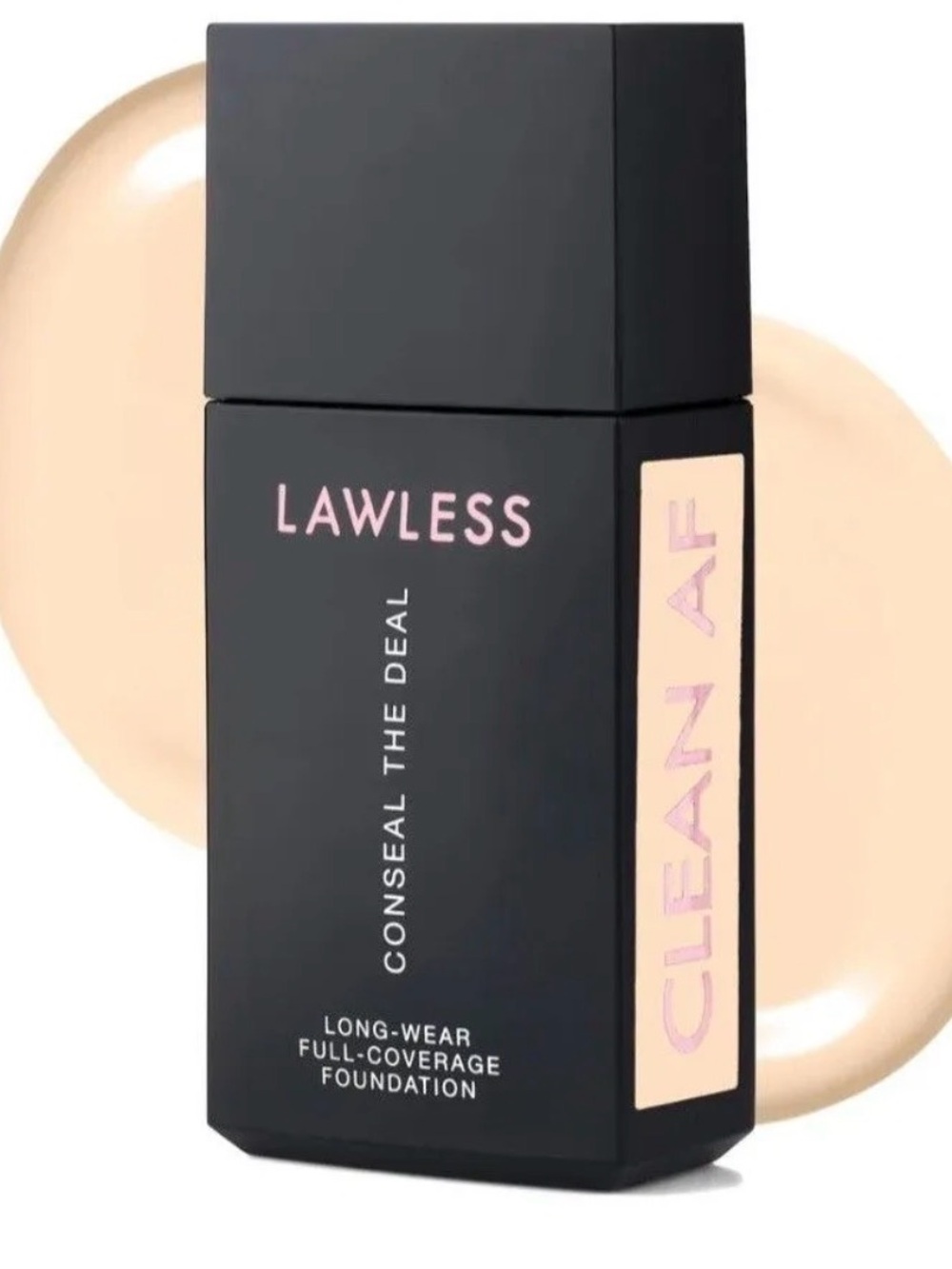LAWLESS Long-Wear Full-Coverage Foundation (Shade Christallo) 💰 MSRP: $39